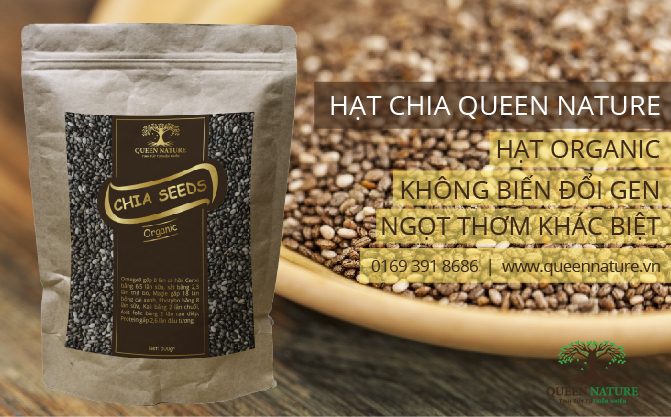 HẠT CHIA ÚC ORGANIC QUEEN NATURE